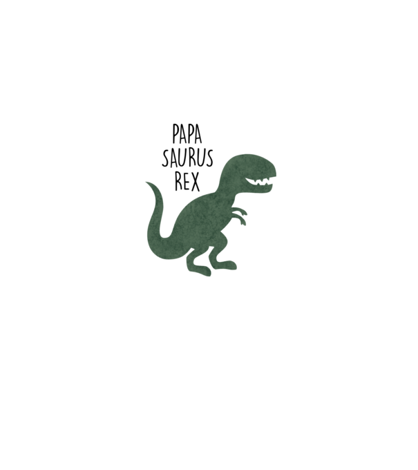 SAO_T103_PapaSaurusRex minta szürke pólón