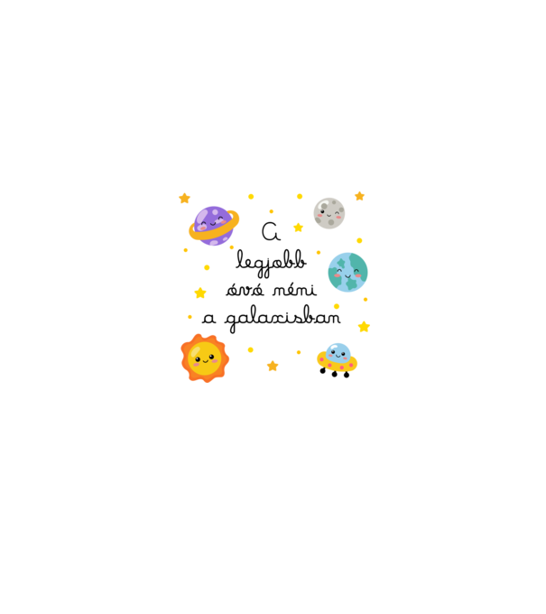 SAO_T091_TeacherDaySolarSystem_Guardaunt minta fehér/piros pólón