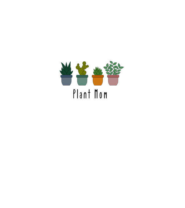 SAO_T038_PlantMom minta szürke pólón
