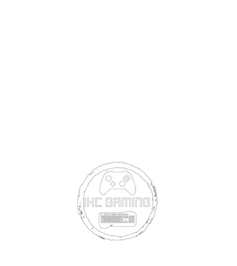 IHCGaming logo minta fehér pólón