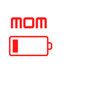 Mom minta fehér pólón