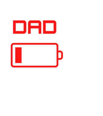 Dad minta fekete pólón