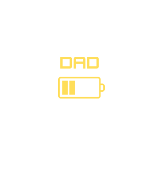 Dad2 minta fekete pólón