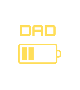 Dad2 minta fehér pólón