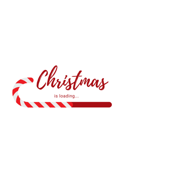 Christmas is loading_03 minta fekete pólón