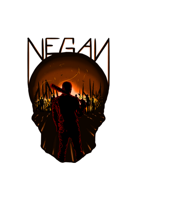 TWDNegan minta világoskék pólón