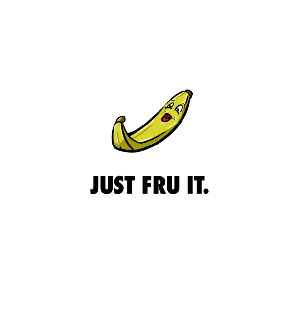 Just fru it white minta farmerkék pólón