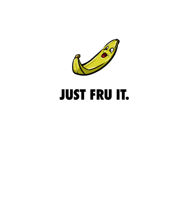 Just fru it white minta fekete pólón