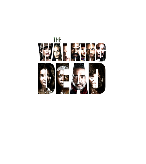 TWD Portraits minta fehér pólón