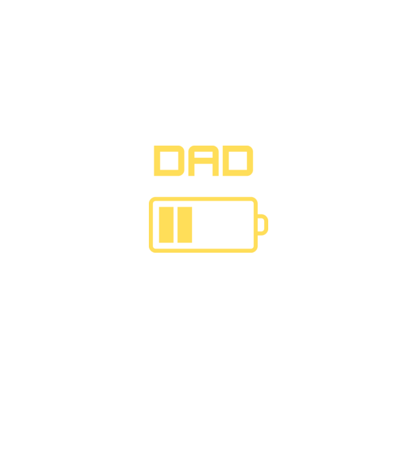 Dad2 minta fekete pólón