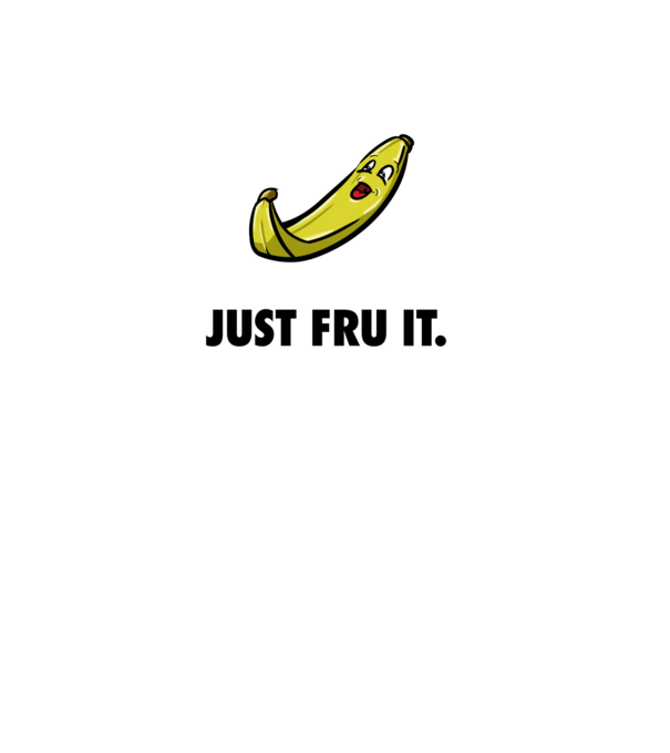 Just fru it white minta fekete pólón