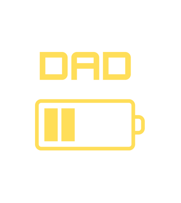 Dad2 minta fehér pólón