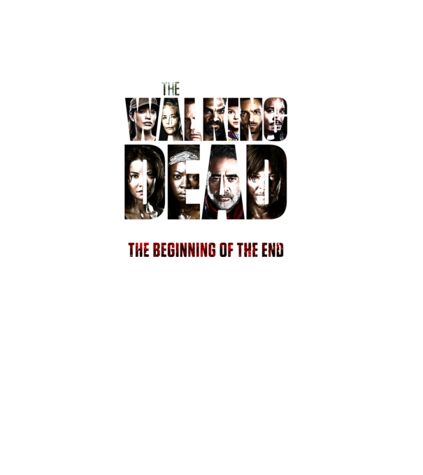 TWD The beginning of the end minta fehér pólón