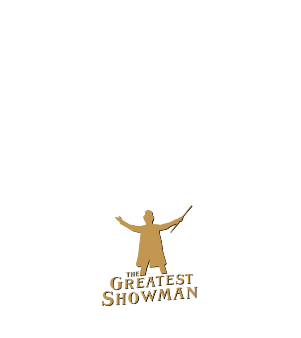 The Greatest Showman minta fehér pólón
