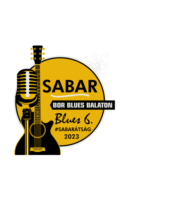 Sabar Blues 6 - 2023 Káptalatóti minta fekete pólón