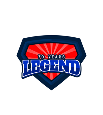 70 YEARS LEGEND minta fehér pólón