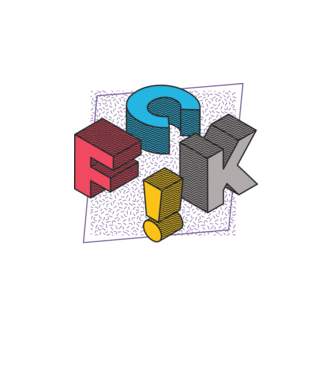 FUCK OFF minta fehér pólón