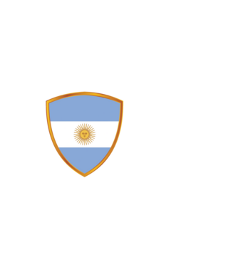 Argentina world champion  minta fehér pólón
