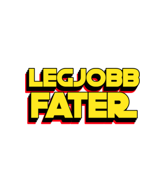 LEGJOBB FATER A GALAXISBAN minta fehér pólón
