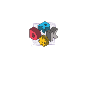 DRK minta fekete pólón