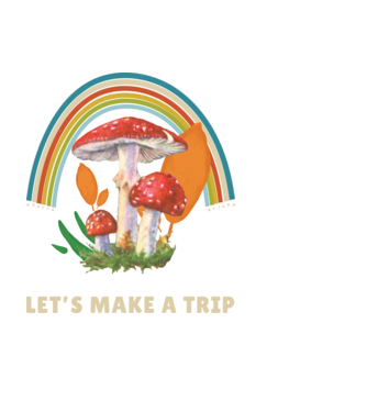 Let's make a trip minta fekete pólón