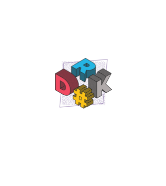 DRK minta fekete pólón