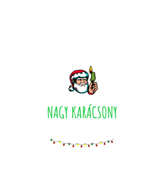 Karácsonyi rezsicsökkentés 1 minta piros pólón