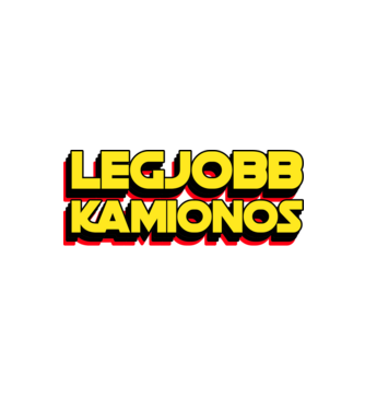 LEGJOBB KAMIONOS A GALAXISBAN minta fekete pólón
