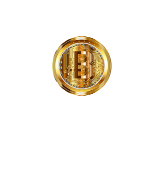 Bitcoin minta fekete pólón