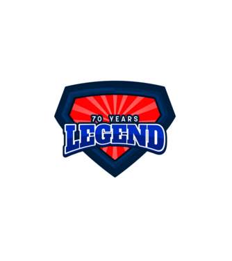 70 YEARS LEGEND minta fehér pólón