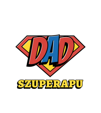 SZUPERAPU minta fehér pólón