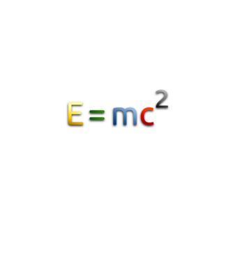 E = mc2 minta fekete pólón