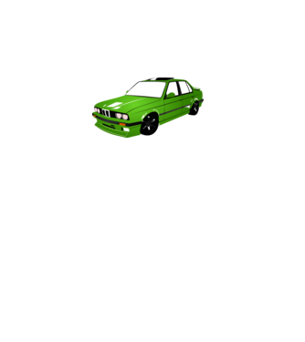 BMW minta fehér pólón