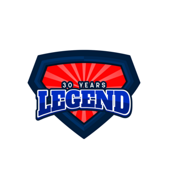 30 YEARS LEGEND minta fehér pólón