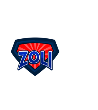 ZOLI minta fekete pólón