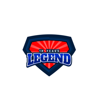 18 YEARS LEGEND minta fehér pólón