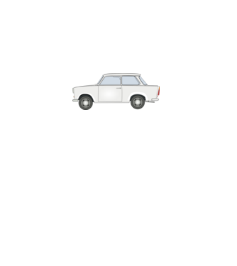 Trabant 601 minta fekete pólón