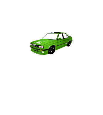 BMW minta fehér pólón