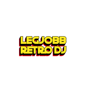 LEGJOBB RETRO DJ A GALAXISBAN minta fehér pólón
