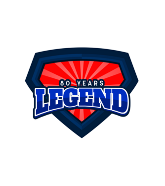 80 YEARS LEGEND minta fehér pólón
