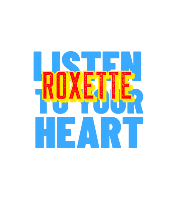 ROXETTE LISTEN TO YOUR HEART minta fehér pólón