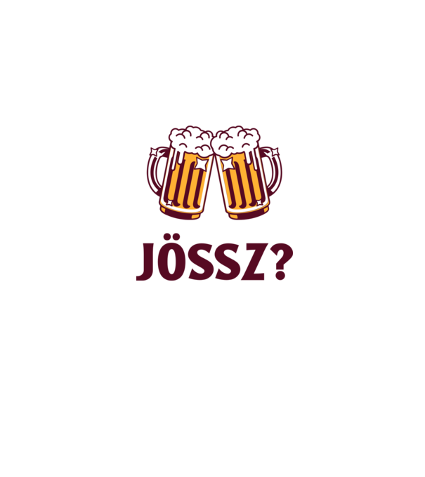 Jössz egy sörre? minta szürke pólón