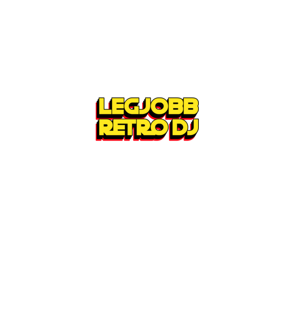 LEGJOBB RETRO DJ A GALAXISBAN minta szürke pólón