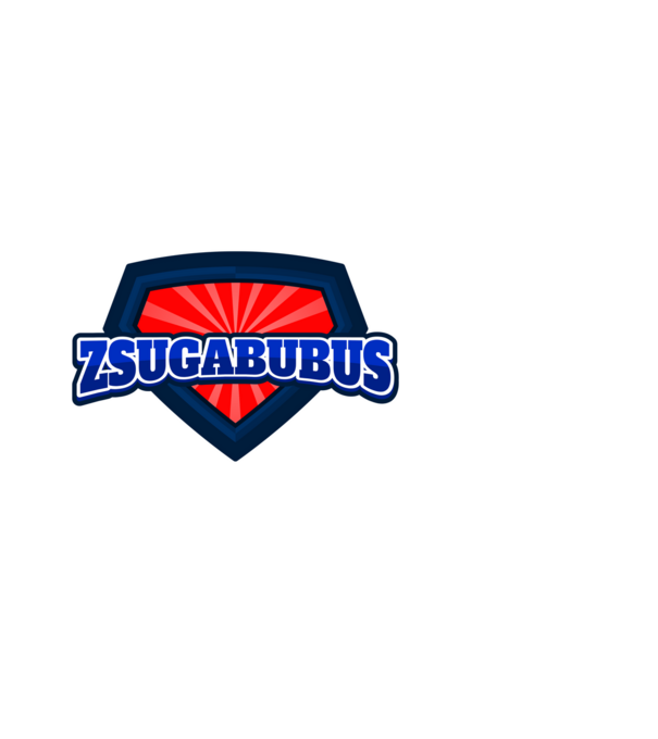 ZSUGABUBUS minta fekete pólón