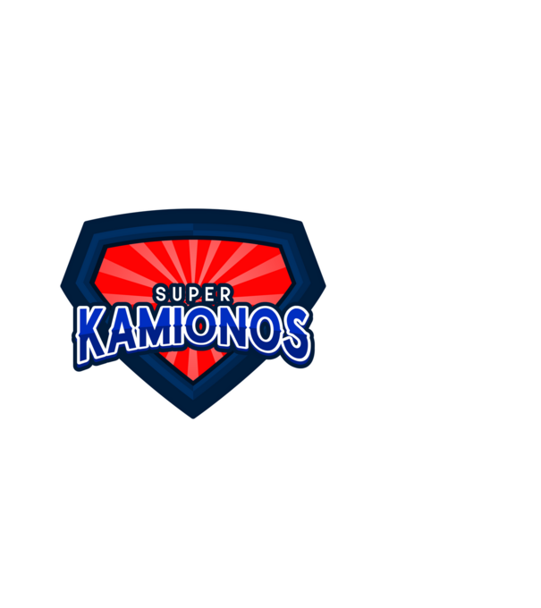 SUPER KAMIONOS minta fehér pólón