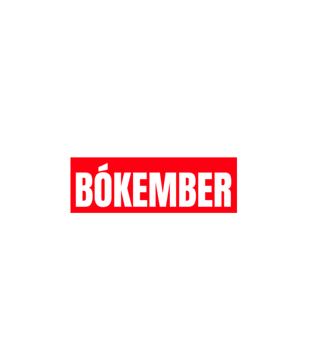 A CSODÁLATOS BÓKEMBER minta fehér pólón