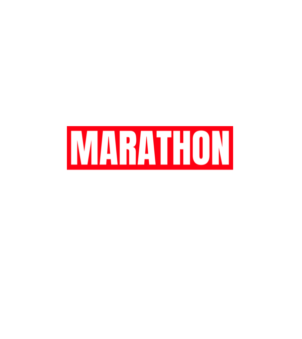 MARATHON HERO minta fehér pólón