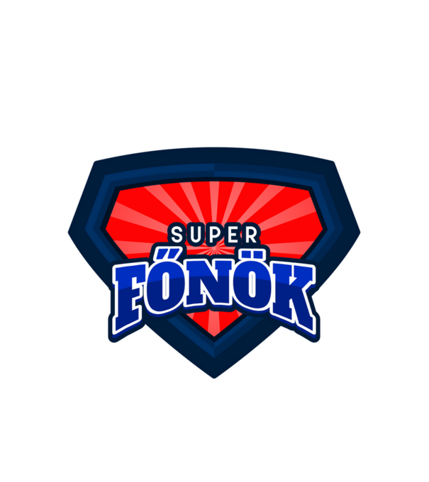 SUPER FŐNÖK minta fehér pólón