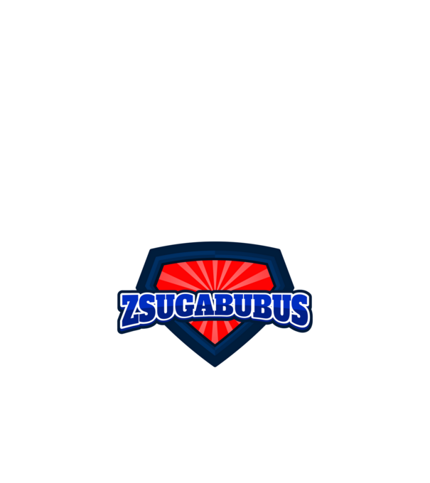 ZSUGABUBUS minta királykék pólón