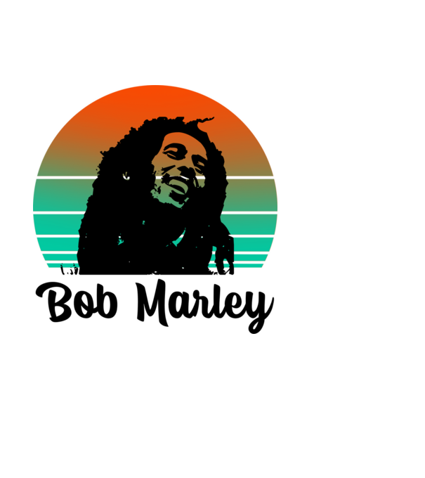 Bob Marley minta világoskék pólón